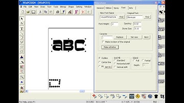 How to create Rhinestone fonts with WinPCSIGN software