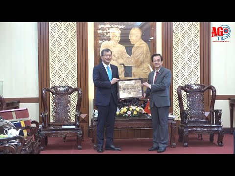Video Bí thư Tỉnh ủy An Giang Lê Hồng Quang tiếp Tổng Lãnh... - youtube