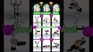 Shoulders workout at home #homeworkout #strongabs #fitnessmotivation #shoulder #backworkout
