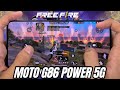 Motorola Moto G86 Power test game Free Fire Mobile | Dimensity 7400