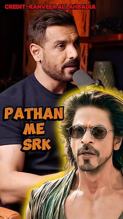 John Abraham talking about Shahrukh khan in Pathan Movie😳😱📈🧠 #bollywood @ranveerallahbadia