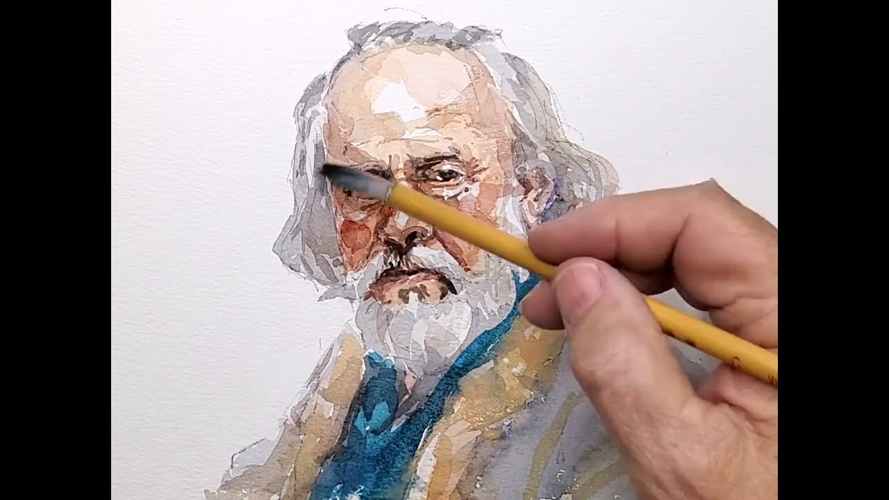 水彩画】使った色の解説。石原さとみさんを描く。Watercolor