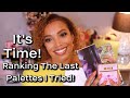 Ranking The Last Eyeshadow Palettes I Tried! | My Final Thoughts Vol. 6