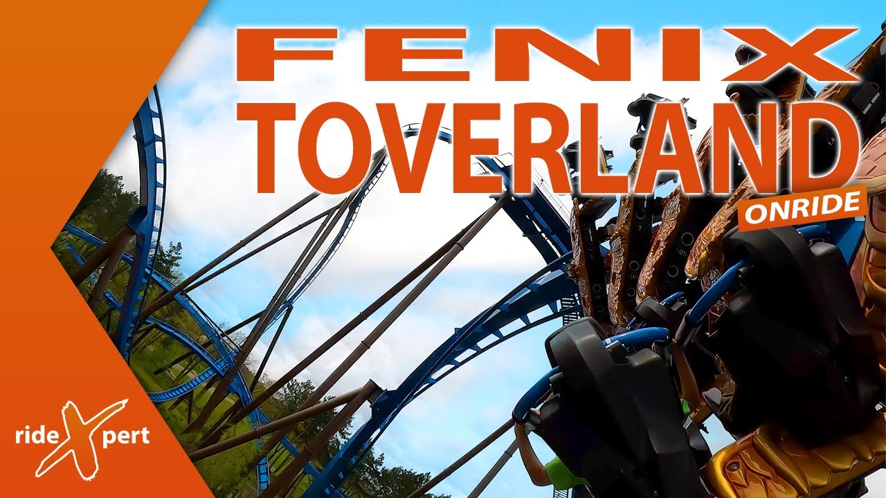 Fenix | Toverland | Onride last Row, left Wing by RideXpert in 4K