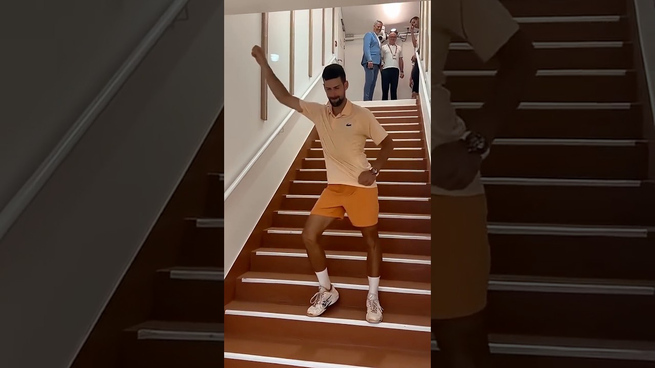 🕺🔥 Novak Djokovic’s Round 2 Dance Challenge at Roland Garros 2026 #tennis #shorts