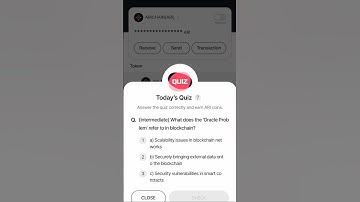 What does the ‘Oracle Problem’ refer to in blockchain? ARI Wallet Daily Quiz Answer March 18