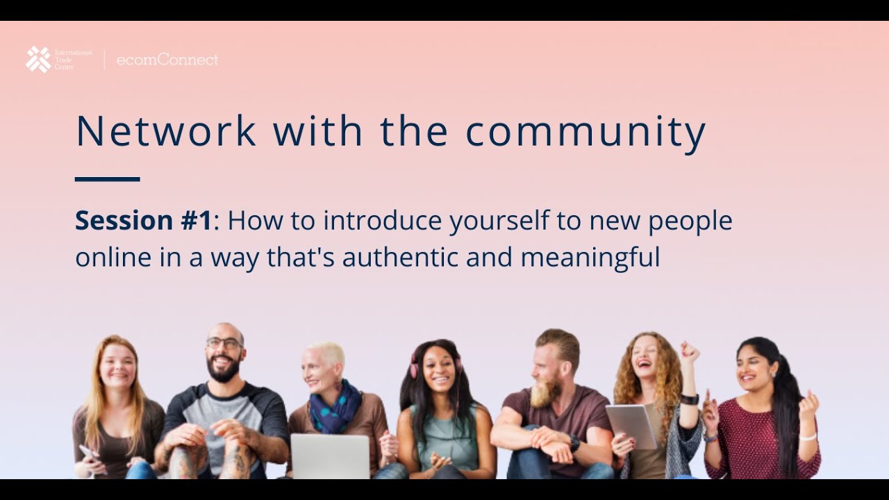 Network With The Community - Session #1: Introducing yourself online as ...