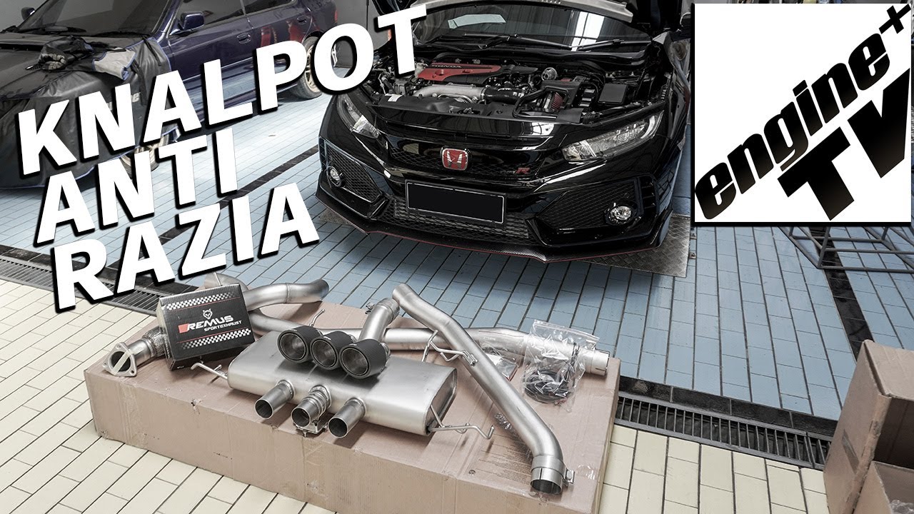 CIVIC TYPE R GANTI KNALPOT REMUS - ANTI RAZIA - YouTube