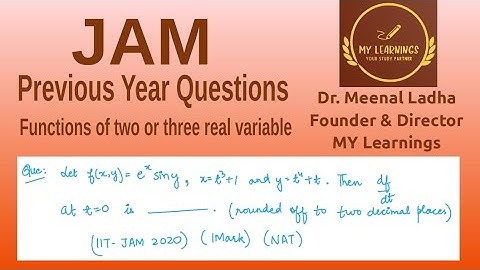 Function of two or three real variables (2020) (Q.ID.M(JAM)FTTRV01)