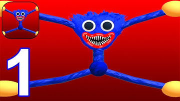 Stretchy Huggy - Gameplay Walkthrough Part 1 All Levels 1-25 (Android,iOS)