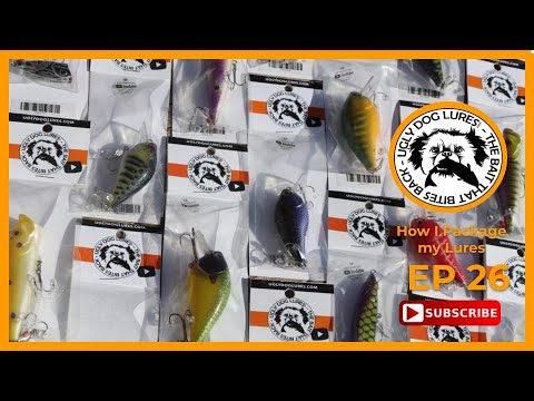 How to package Custom painted fishing lures the Ugly Dog way