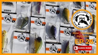 How to package Custom painted fishing lures the Ugly Dog way 