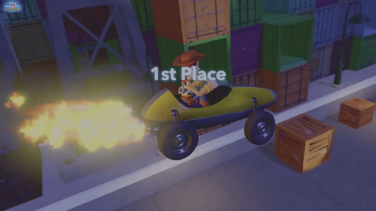 Disney Infinity 3.0 Toy Box Speedway PS4 Version Toy Box Speedway Grand Prix 2 Woody and Buzz 250cc