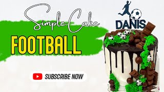 Cake sepak bola || Tart bola || kue ulang tahun tema bola @Ciamcakes