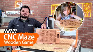 How to Make a Wooden Maze Game on CNC | ToolsToday