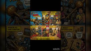 Power of lord hanumans gada #comics #aryan #letsread #hanumanji #gada
