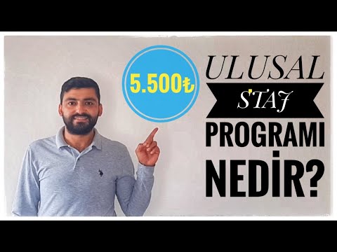 5 BİN 500₺ : ULUSAL STAJ PROGRAMI NEDİR? KİMLER BAŞVURU YAPABİLİR? BAŞVURU NASIL YAPILIR?