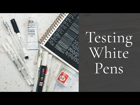 The Best White Ink Pens