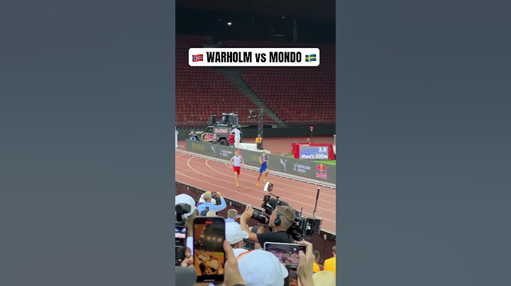 Karsten vs Mondo: 100m Race 💯