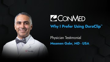 Dr. Moamen Gabr - Why I Prefer Using DuraClip® - Physician Testimonial