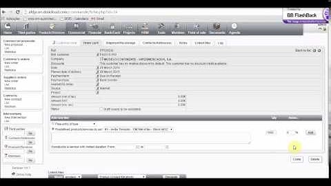 Set up an ERP System - Dolibarr