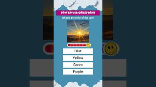 Whats The Color Of The Sun? Color Quiz For Kids