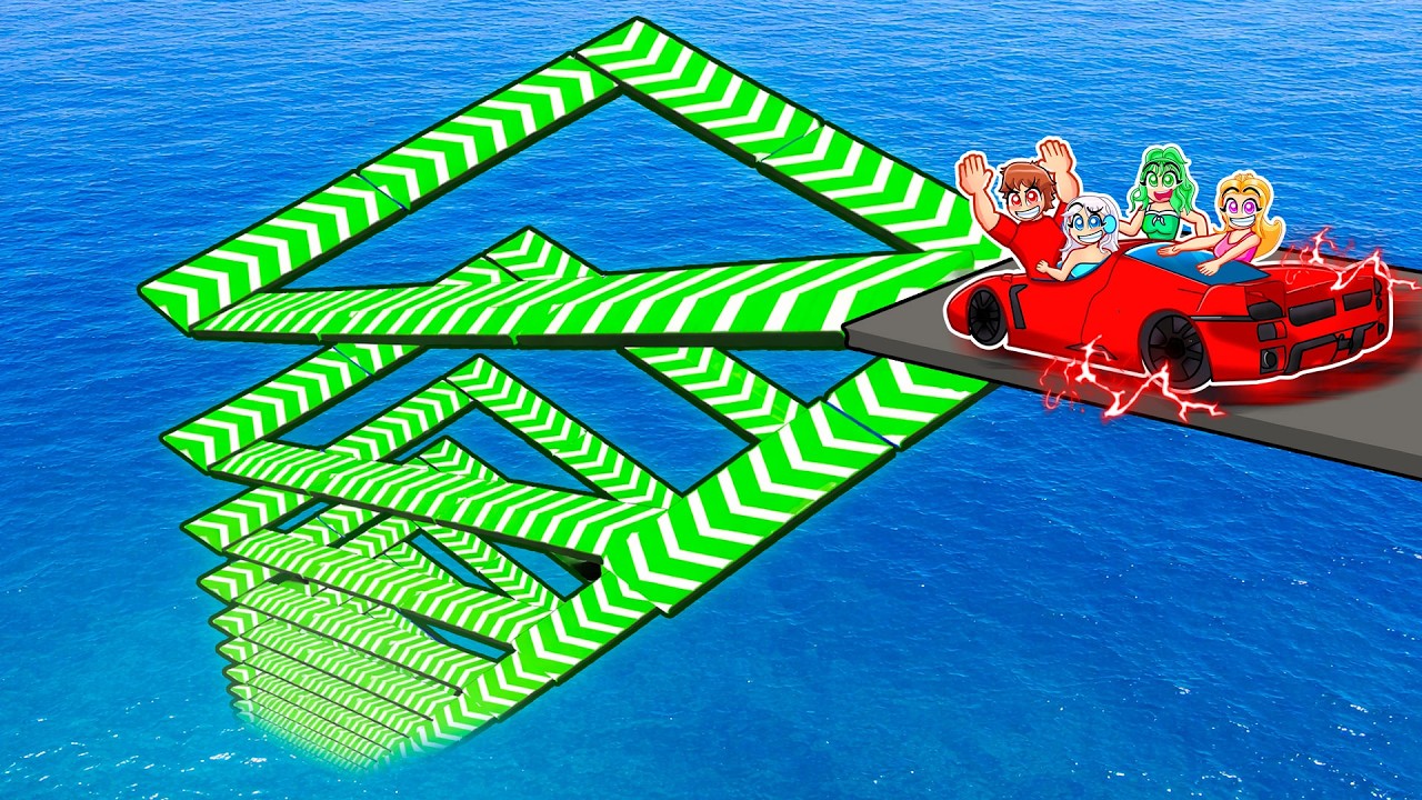 IMPOSSIBLE Speed Boost Floor Race In GTA 5…