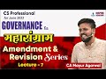 Governance ka Mahasangram Lecture 7| CS Professional  | GRMCE| CA Mayur Agarwal