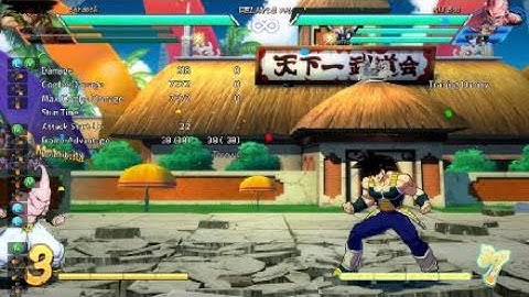 DBFZ Bardock side-switch combo with Trunks assist