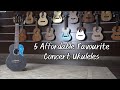 5 x affordable favourite concert ukuleles