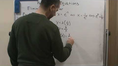 Pre Calc2   Parametric Equations   Eliminating the Parameter   Example 2