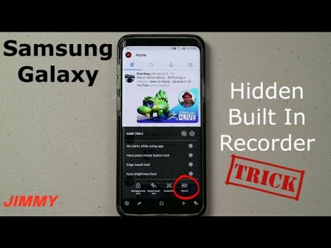 Samsung'S Built In Screen Recorder Trick - Youtube