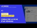 Digiparc module flotte gestion des vhicules  consulter la fiche dun vhicule