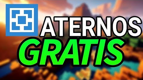 Como CREAR GRATIS un SERVER con ATERNOS en 2024