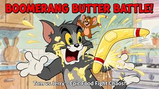 Tom Gets OWNED by Butter Boomerang! 😂 Jerry'