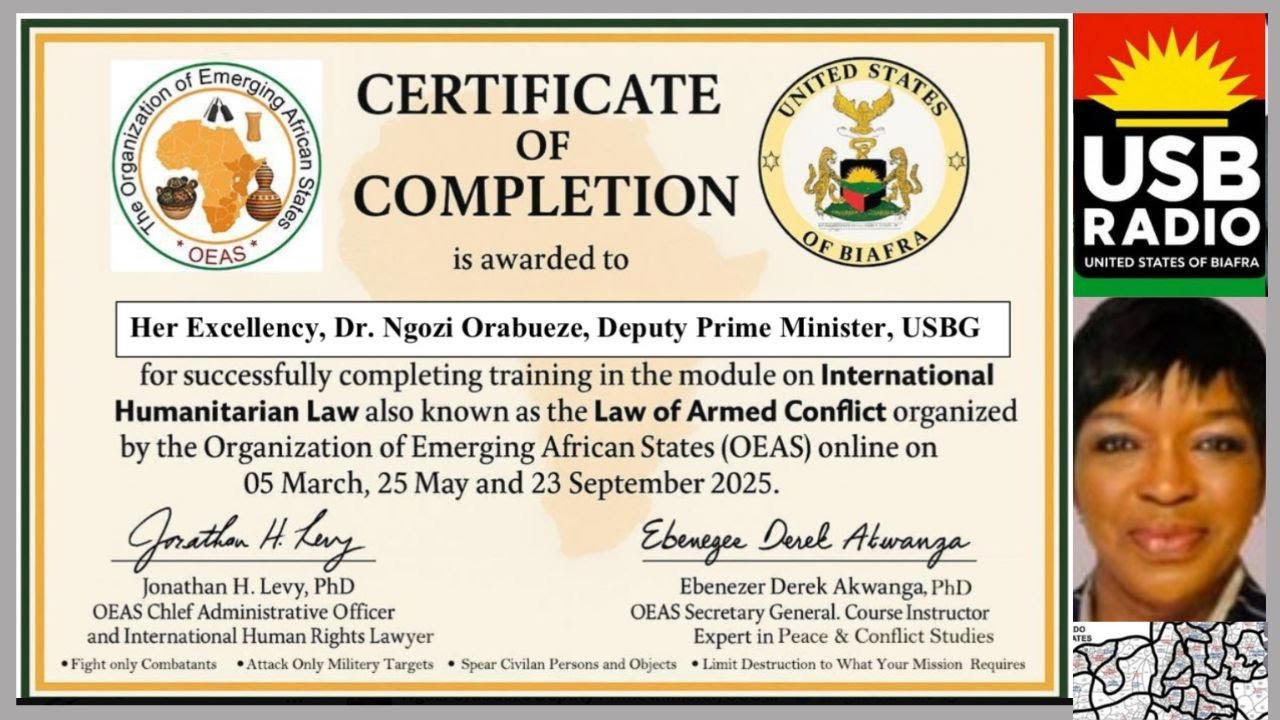 BREAKING USBG International Humanitarian Law IHL Certificates Is Out