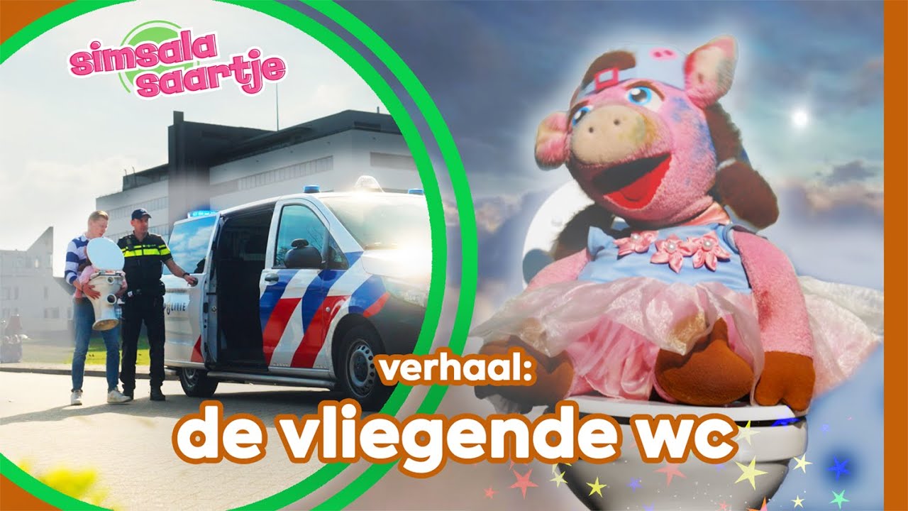 DE VLIEGENDE WC 🚽☁️  | SIMSALA SAARTJE 🐽 | Educatieve kleutertelevisie | Dagdelen