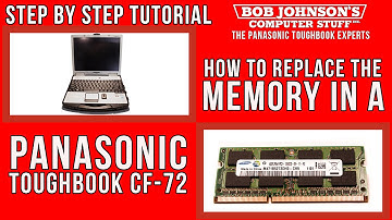 How to Upgrade the Memory in a Panasonic Toughbook CF-72