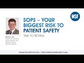Pharma Biotech Podcast: SOPs – Your Biggest Risk to Patient Safety? | NSF International
