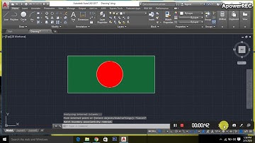 AutoCAD Tutorial National Flag of Bangladesh - Redesign Engineering