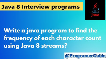 Write a java program to find the frequency of each character count using Java 8 streams?