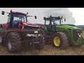 Traktorpulling  john deere 8430 vs case 315