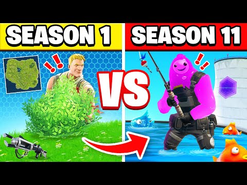 FORTNITE Season 1 vs Season 11