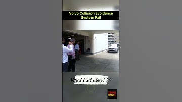 Senior officials volvo car collision fails, hits them. #carsafety #car #safetycar
