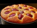Der beste Pflaumenkuchen, der auf der Zunge zergeht! Einfaches und leckeres Rezept in 10 Minuten!