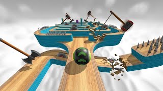 Going Balls Master 3D soft pathway journey with calm obstacle transitions screenshot 5