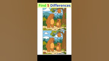 🔍 Spot 5 Differences Challenge | Can You Find Them All? #shorts #ytshorts #youtubeshorts #quizzoliv