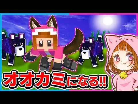 オオカミとして生まれてサバイバルしてみた!!🐺【マイクラ/まいくら】【Minecraft】