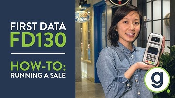 How To Run A Sale FD130 Credit Card Terminal First Data 130 | Gravity Payments Support