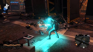 inFamous: Second Son - Paramount Scanning Station Destroyed: Blast Shard & DUP Combat, Heal Civilian